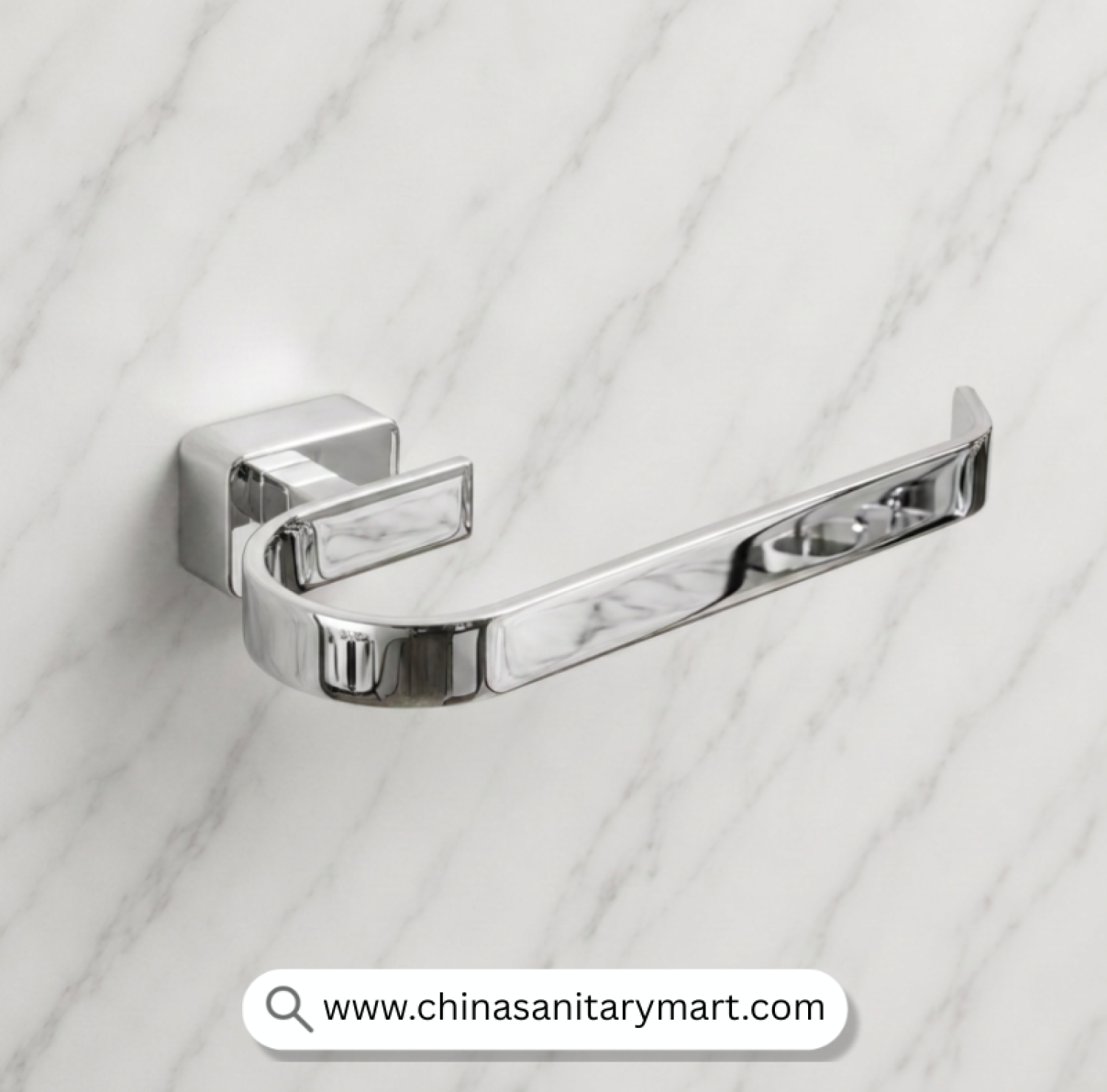 Long Tissue Arm CP, Tissue Arm CP, Chrome Tissue Holder, Toilet Paper Holder, Open Tissue Holder, Stainless Steel Tissue Holder, Bathroom Tissue Arm, Wall Mounted Tissue Holder
