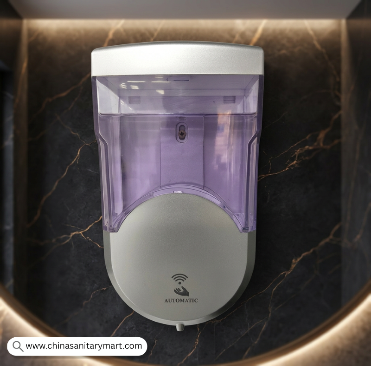 Silver Hand Sensor Liquid Soap Dispenser, Automatic Soap Dispenser, Sensor Soap Dispenser, Liquid Soap Dispenser Silver, Wall Mounted Soap Dispenser, Touch Free Soap Dispenser