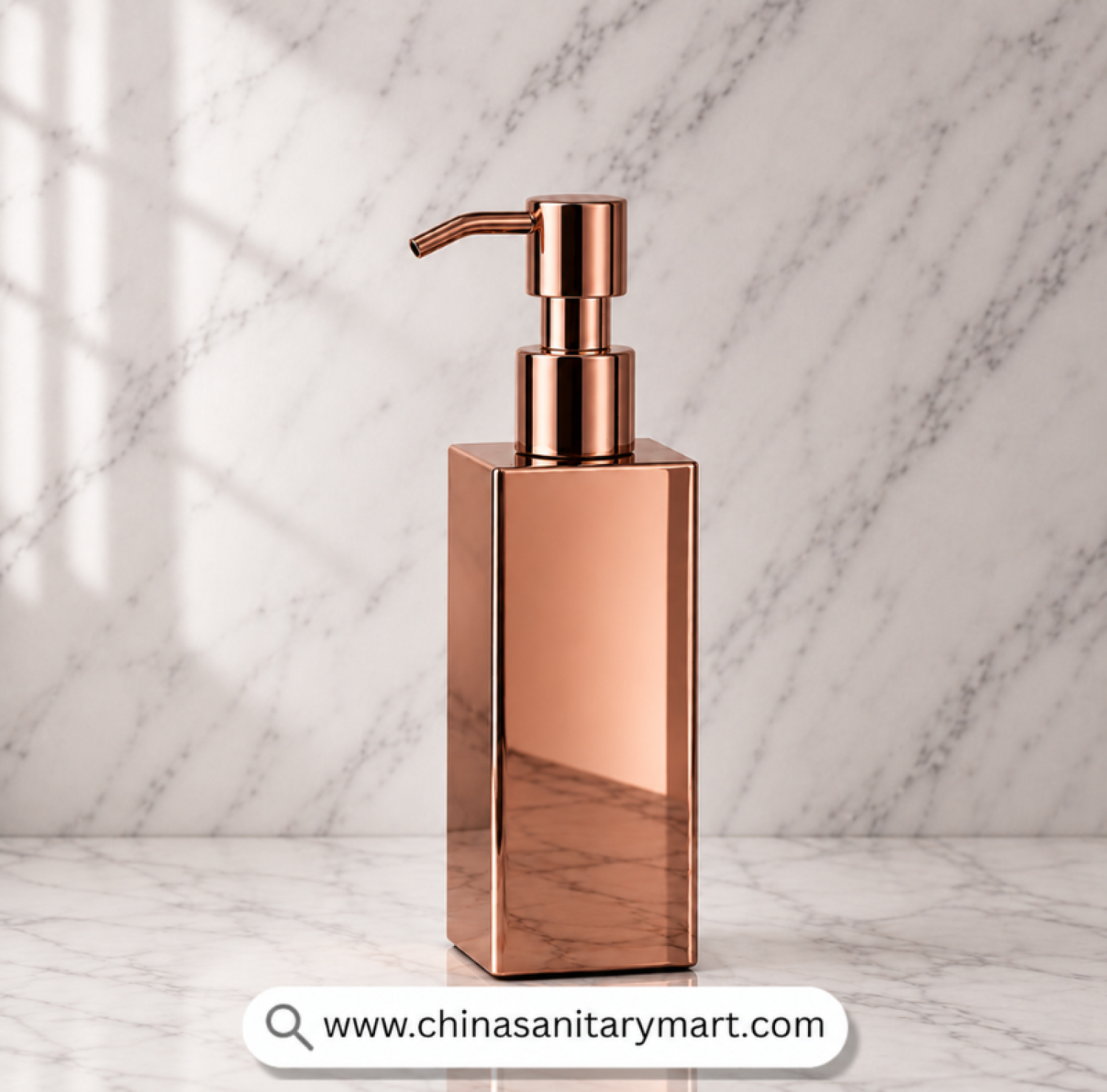SS Liquid Soap Dispenser Rose Golden, Rose Golden Soap Dispenser, Rose Gold Liquid Soap Dispenser, Wall Mounted Soap Dispenser, Manual Soap Dispenser, Stainless Steel Soap Dispenser