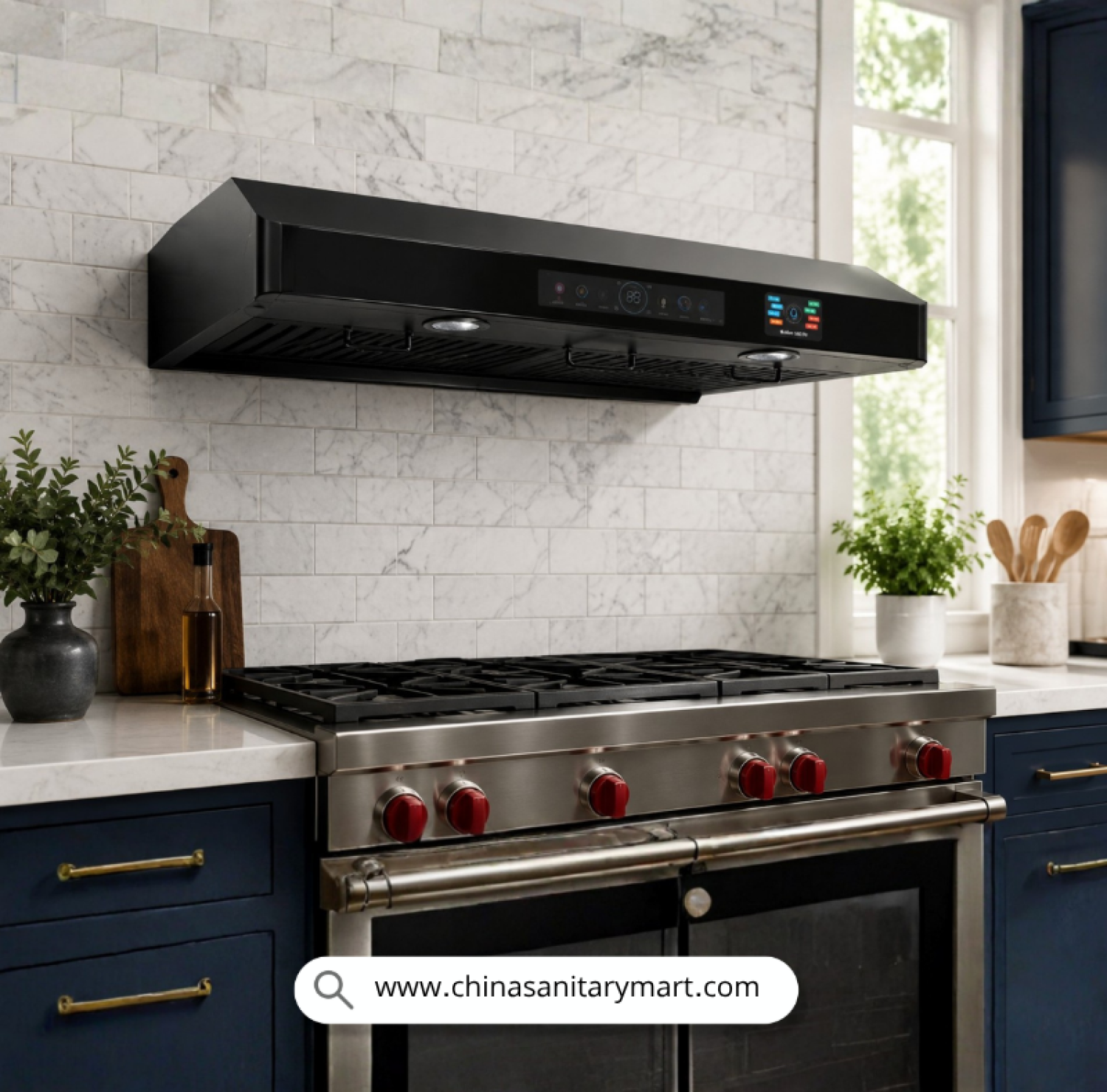 Slim Kitchen Hood-BD01SH, 36 Inch Kitchen Hood, Under Cabinet Hood, BD01SH Price in BD, Compact Kitchen Chimney, Low Profile Kitchen Hood, 30" Kitchen Exhaust, Kitchen Hood for Small Kitchen, Stainless Steel Slim Hood, Kitchen Hood Bangladesh.