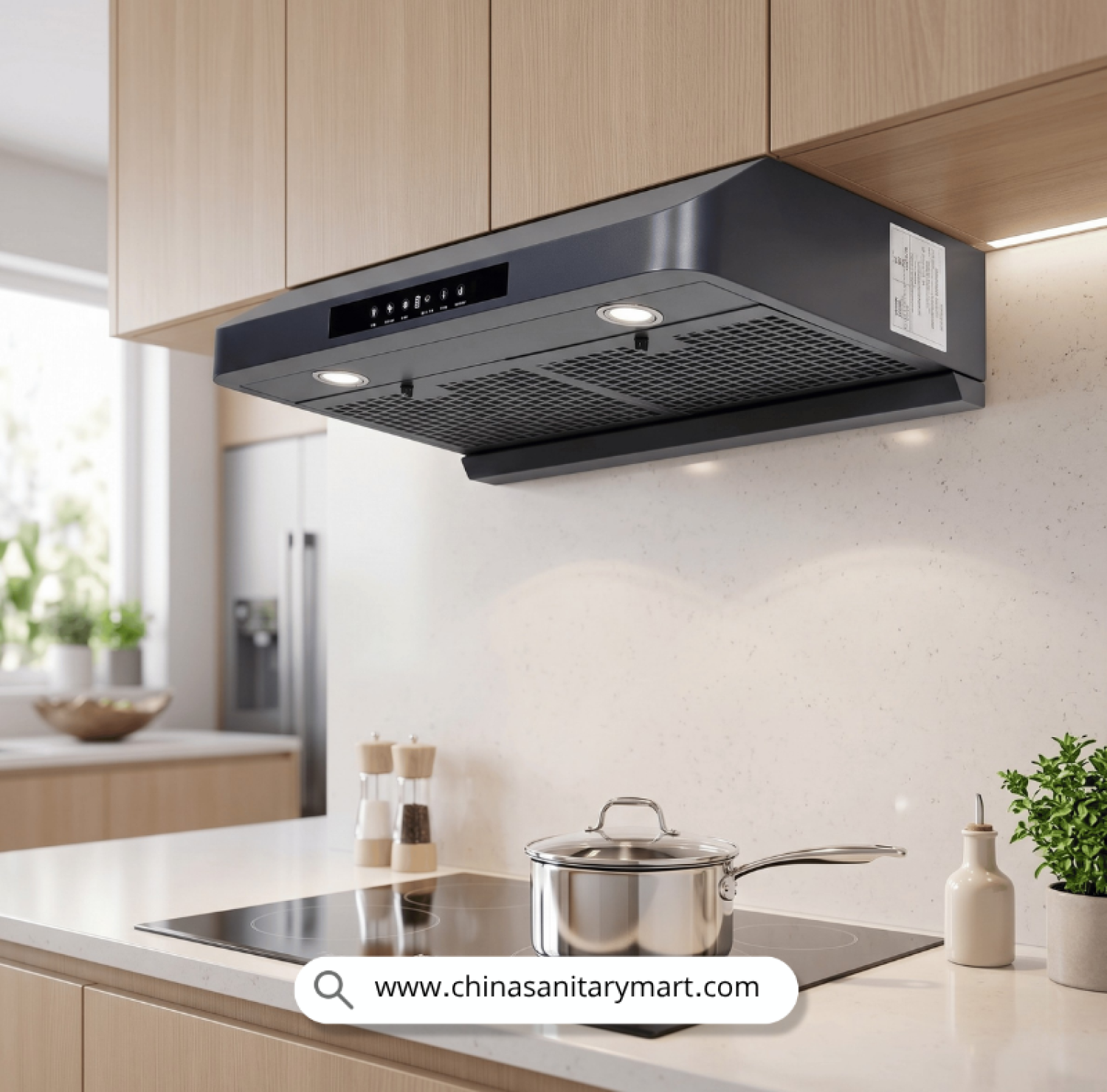 Gazi Smiss EH-F752, Gazi Kitchen Hood Price in BD, 30 Inch Kitchen Chimney, Slim Kitchen Hood, Under Cabinet Hood, Aluminum Grease Filter, Low Noise Kitchen Chimney, Gazi Smiss Appliances, Kitchen Exhaust Fan Bangladesh.
