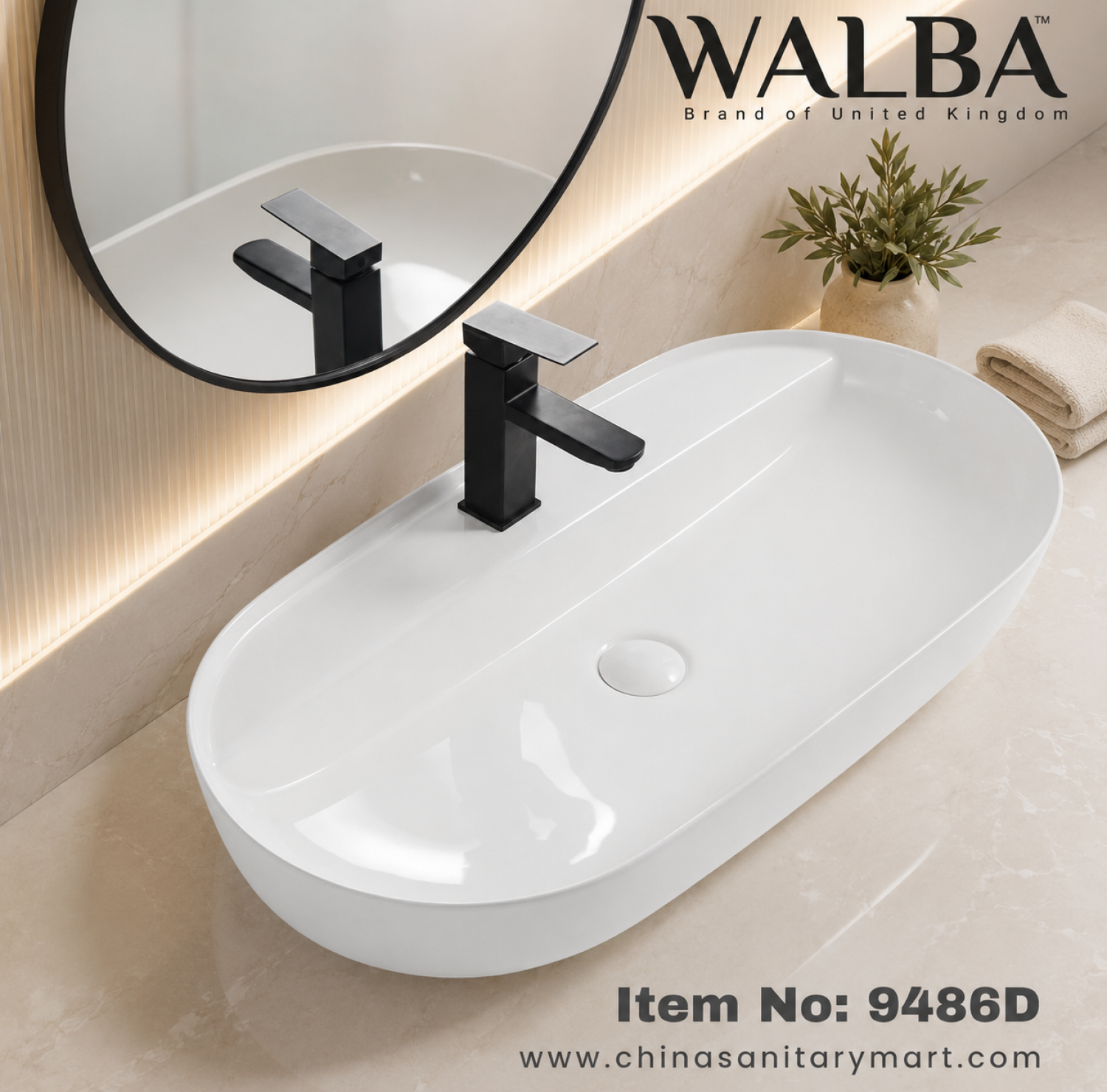 walba, walba basin, walba top basin, art basin walba,