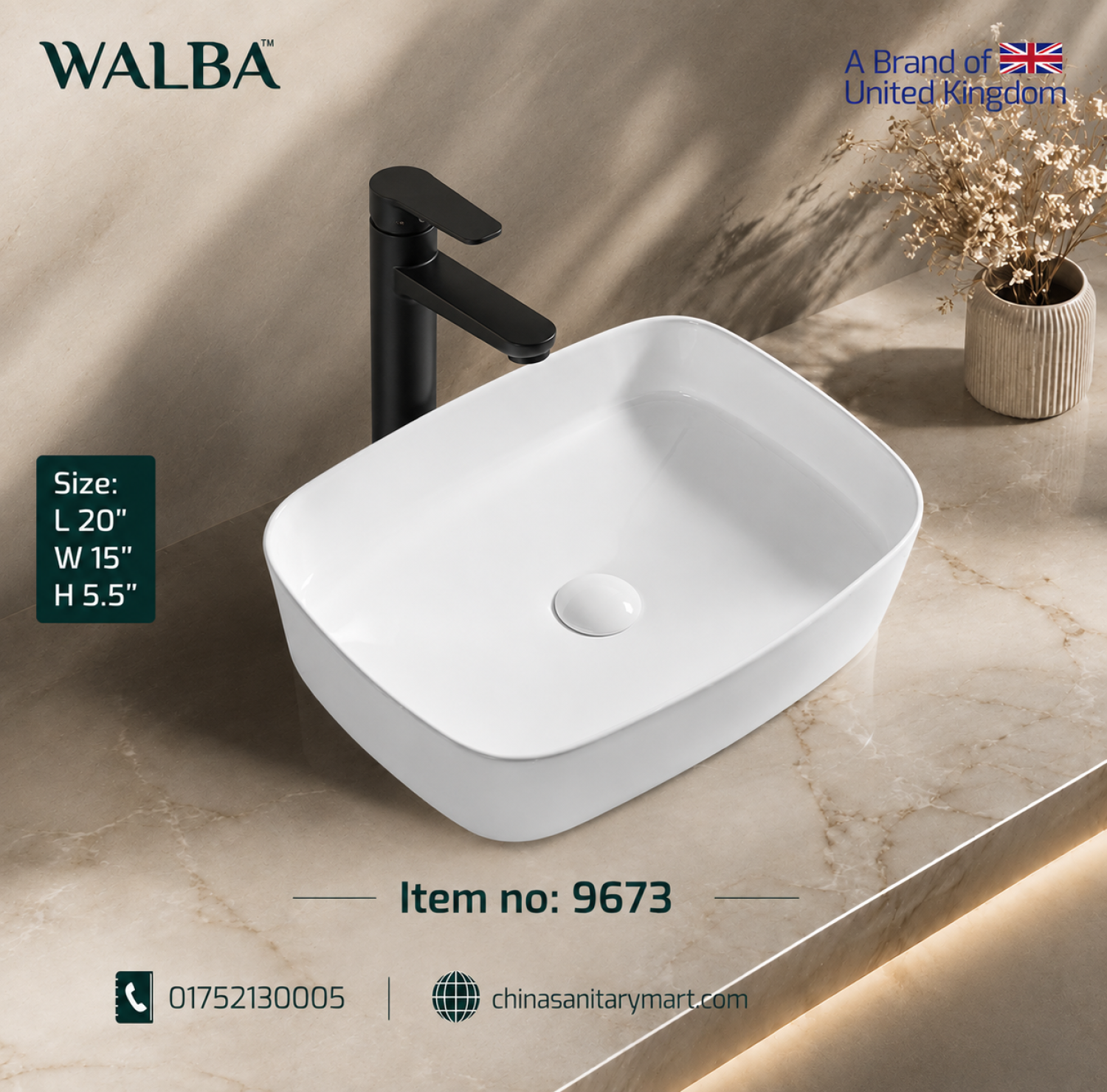 walba, walba basin, walba top basin, art basin walba,