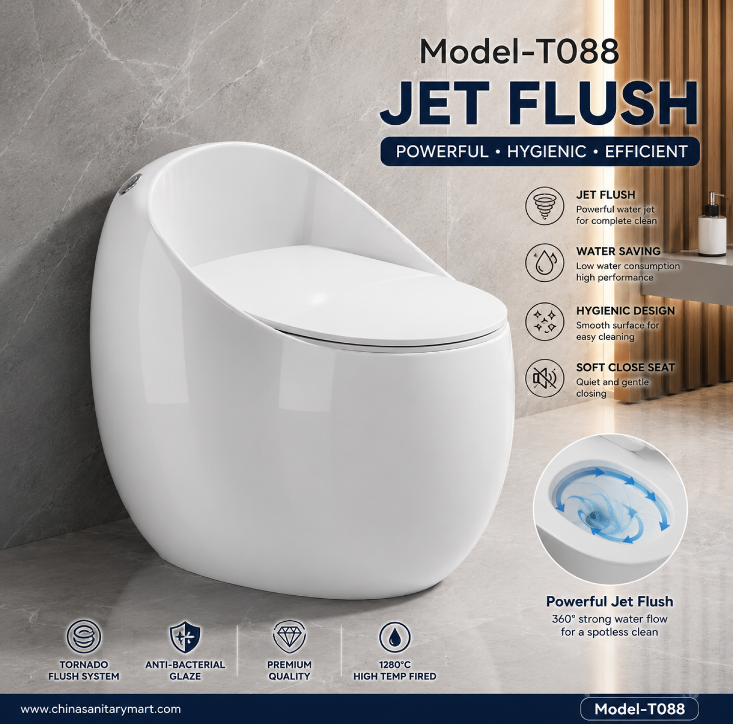 commode, egg shape commode