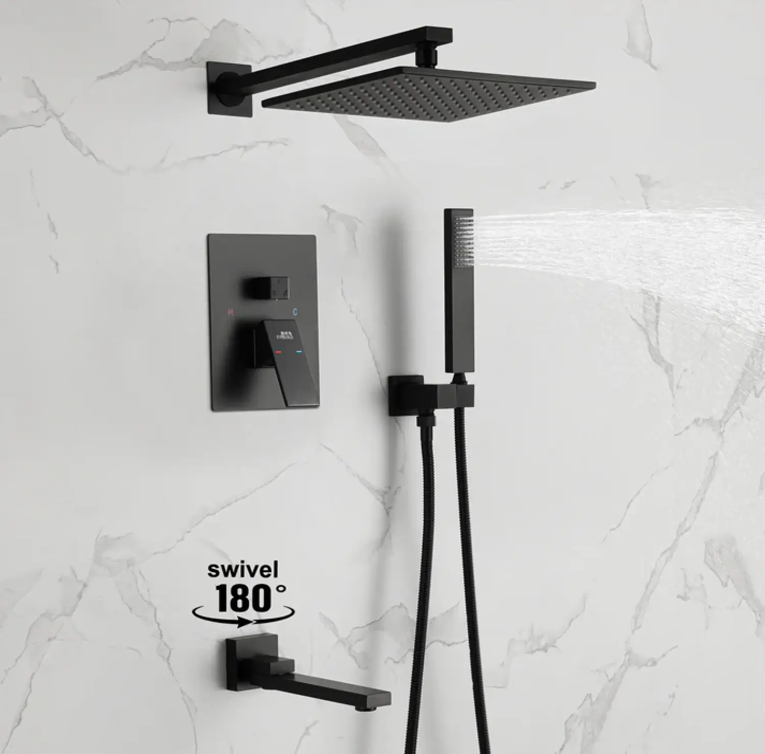 shower mixer , shower panel