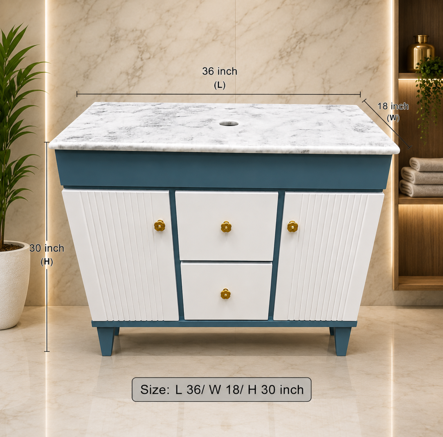 cabinet basin