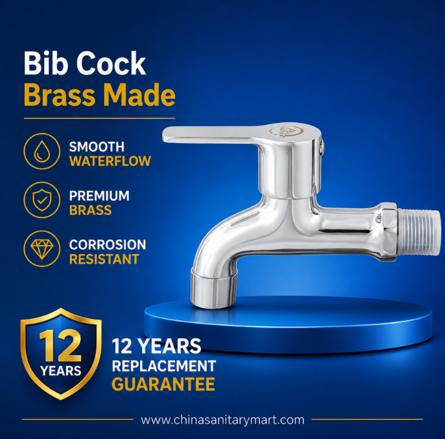 Bib cock, 2 in 1 bib cock, twin bib cock