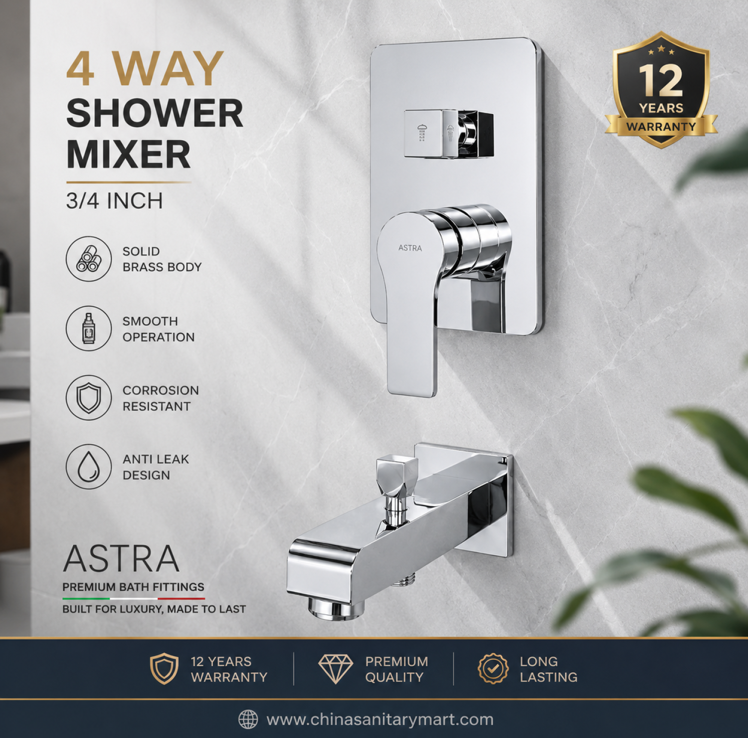 astra shower mixer