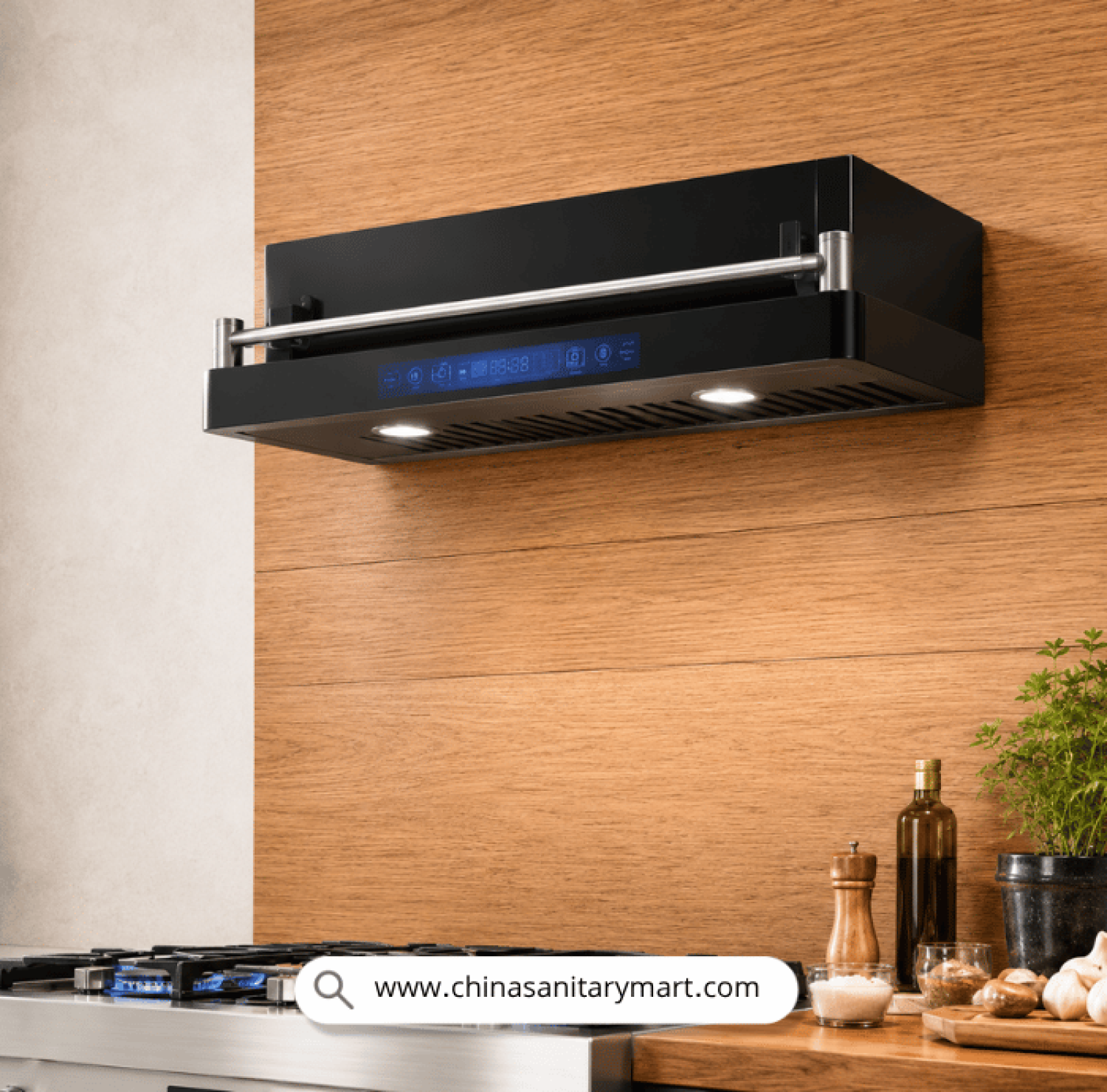 Black & Decker 09SH, Black and Decker Kitchen Chimney BD, Soundless Inverter Hood, 30 Inch Kitchen Hood, Box Style Kitchen Chimney, Black & Decker 09SH Price in Bangladesh, Quiet Kitchen Exhaust, Modern Kitchen Hood Design.
