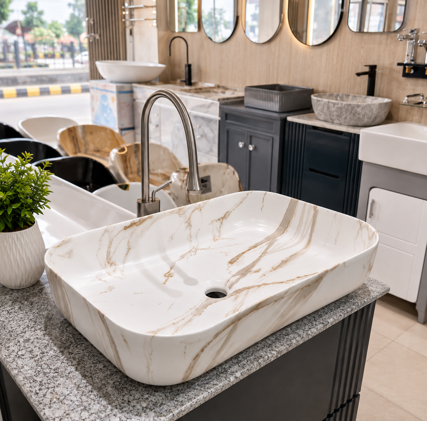 top basin, art basin