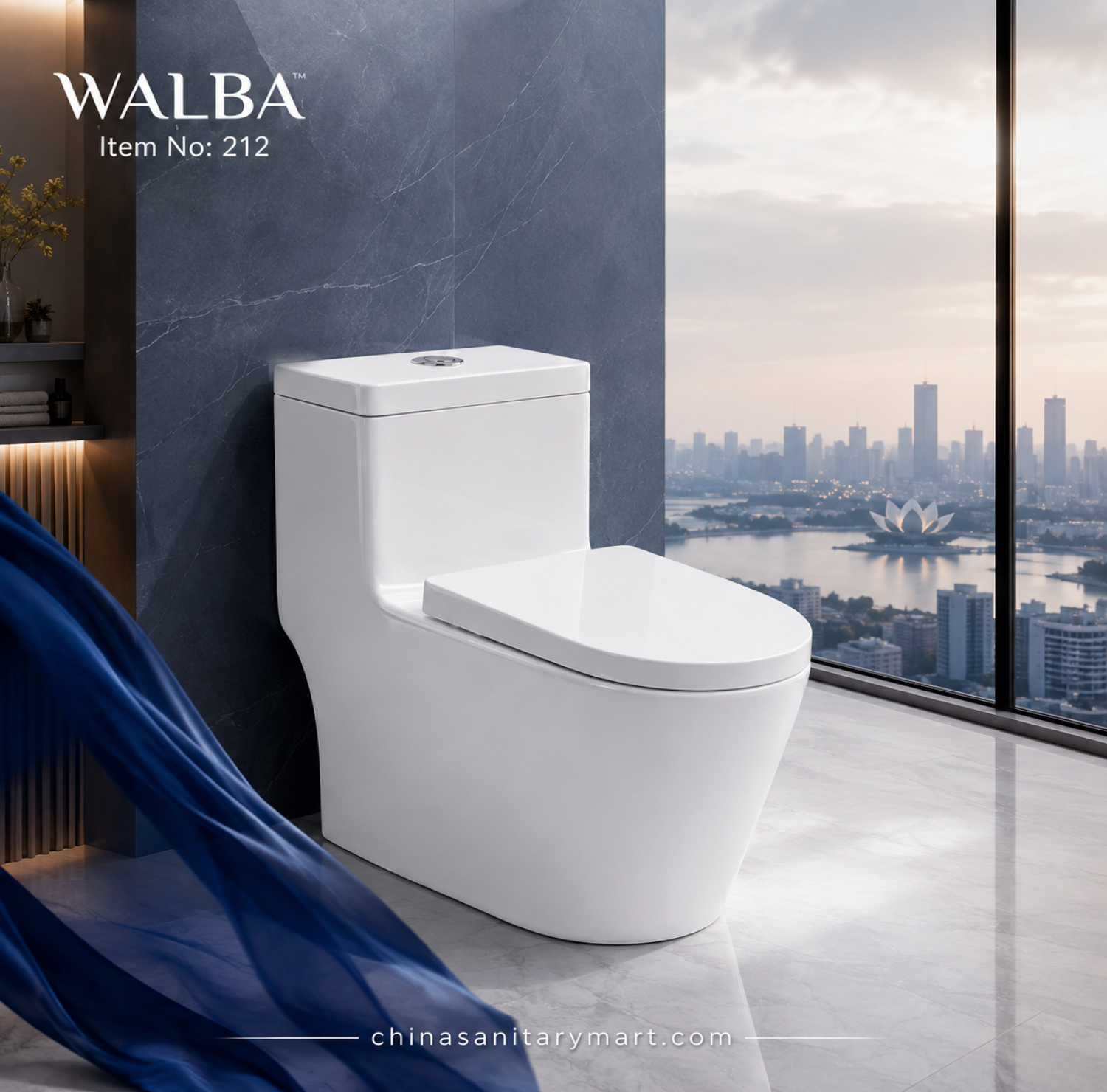 walba commode, walba, jet flush commode