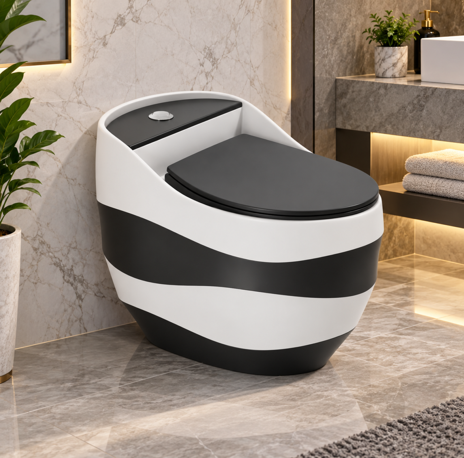 commode, egg shape commode, rimless commode, tornado jet flush commode,
